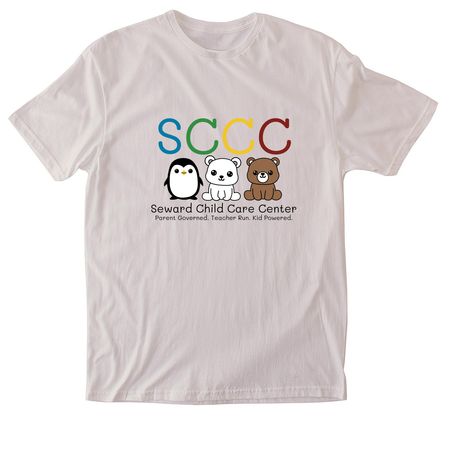 SCCC T-Shirts - Colorful Logo, a Ice Grey Softstyle Cotton Tee
