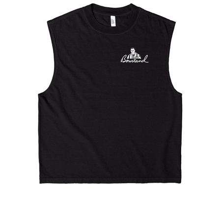 Bourland '27&nbsp;, a True Black Heavyweight Garment Dye Muscle Tee