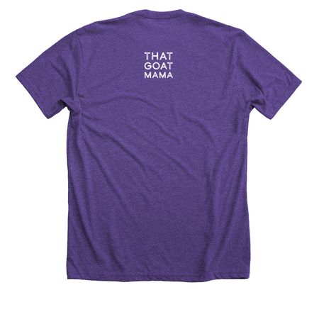 Hoppy Easter, a Heather Team Purple Premium Unisex Tee (back-view)