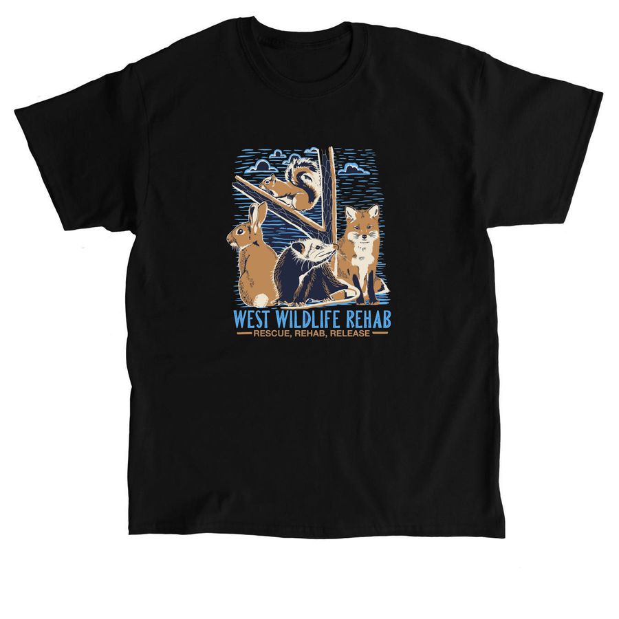 Updated WEST logo tee!, a Black Classic Unisex Tee
