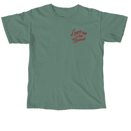 Davina by LPS(red), a Light Green Comfort Colors Unisex Tee