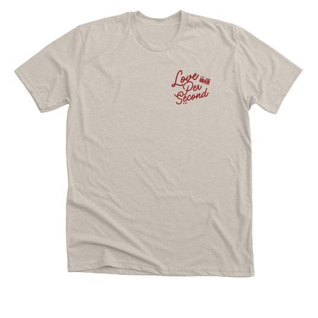 Davina by LPS(red), a Heather Dust Premium Unisex Tee