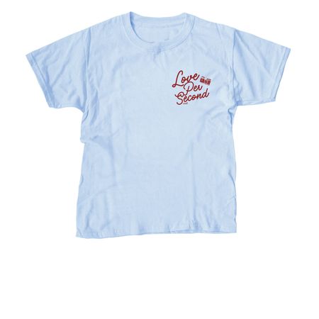 Davina by LPS(red), a Light Blue Youth Unisex Tee