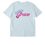 Amazing Grace | Design 1, a Blue Ice Stanley/Stella Unisex Creator 2.0 Tee (back-view)