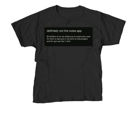 Shenanigans, a Black Youth Unisex Tee