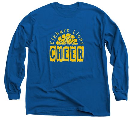 Elkhart Cheer - Sideline, a Royal Blue Classic Long Sleeve Tee