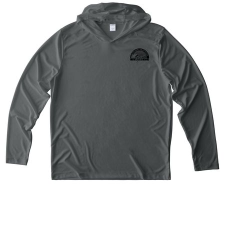 2026 Gopher Tortoise Council Annual Meeting, a Dark Smoke Grey UV Performance Long Sleeve Hoodie