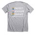 KCPRN Pride, a Athletic Heather Premium Unisex Tee (back-view)