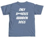 A**holes, a Blue Jean Comfort Colors Unisex Tee (back-view)