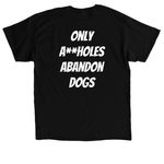 A**holes, a Black Classic Unisex Tee (back-view)