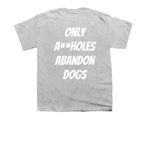 A**holes, a Sport Grey Youth Unisex Tee (back-view)