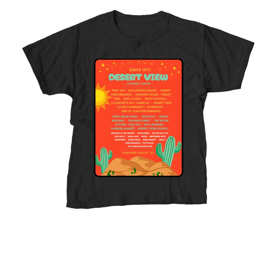 DVLC Lineup Tee, a Black Youth Unisex Tee