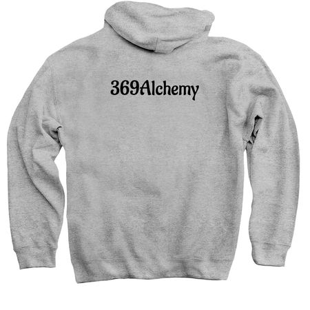 REAL IS RARE, a Sport Grey Pullover Hoodie (back-view)