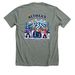 Althea's Adaptive Angels&nbsp;, a Deep Heather Premium Unisex Tee (back-view)