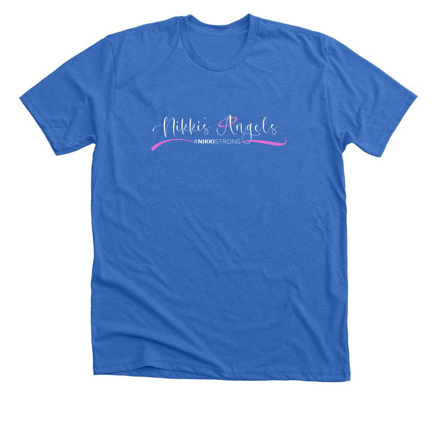 Nikki's Angels, a Heather True Royal Premium Unisex Tee