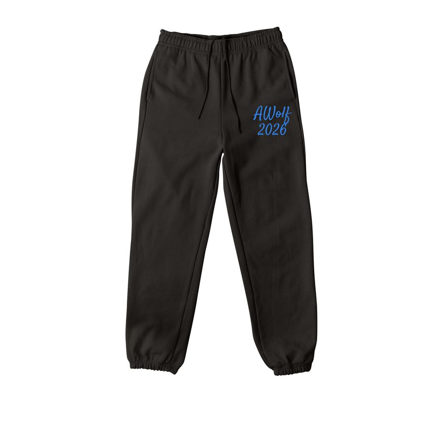 AWolf 2026, a Black Premium Heavyweight Jogger
