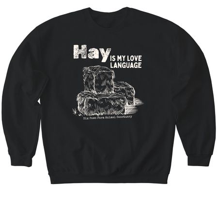 Hay Love Shirts, a Black Softstyle Crewneck Sweatshirt