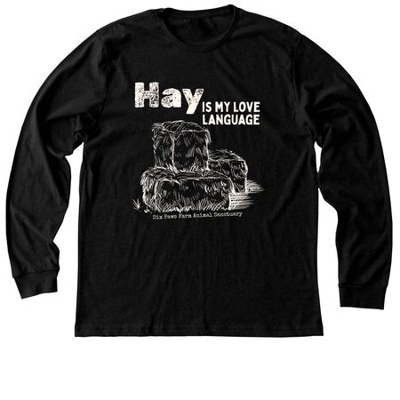 Hay Love Shirts, a Black Heather Premium Long Sleeve Tee