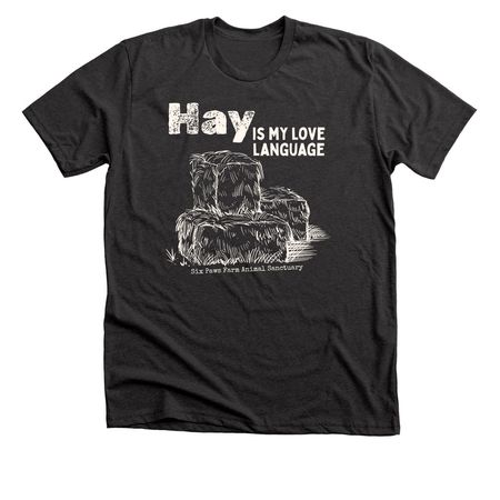 Hay Love Shirts, a Dark Grey Heather Premium Unisex Tee