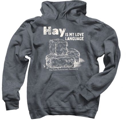 Hay Love Shirts, a Dark Heather Pullover Hoodie