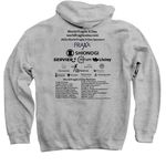 *2026 World Fragile X Day Black Logo&nbsp;, a Sport Grey Pullover Hoodie (back-view)