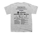 *2026 World Fragile X Day Black Logo&nbsp;, a Sport Grey Youth Unisex Tee (back-view)