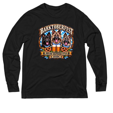 BARKTOBERFEST 2026, a Deep Black Allmade Eco Triblend Long Sleeve Tee