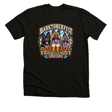 BARKTOBERFEST 2026, a Black Heather Premium Unisex Tee