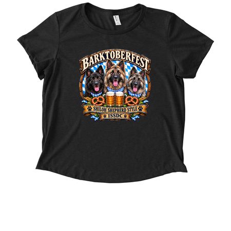 BARKTOBERFEST 2026, a Space Black Allmade Eco Triblend Women?s Scoop Neck Tee