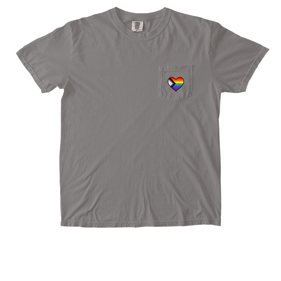 Underdogs Pride Merch, a Grey Comfort Colors Pocket Tee