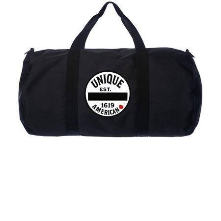 Our story. No comparison. No Parallel., a Black Day Tripper Duffel Bag
