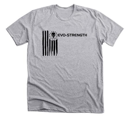 EVO-FREEDOM, a Athletic Heather Premium Unisex Tee