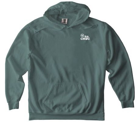 CNOC 2026, a Blue Spruce Comfort Colors Pullover Hoodie