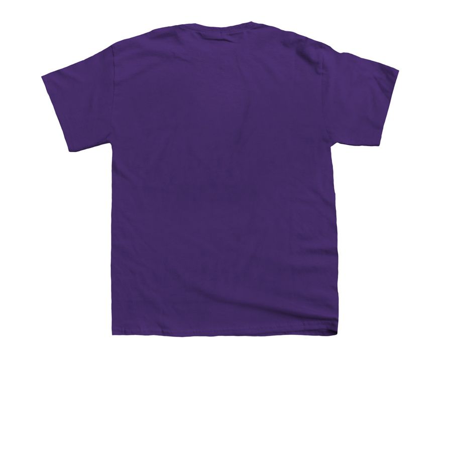 OC Pride Cheerleaders, a Purple Youth Unisex Tee (back-view)