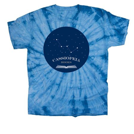 Cassiopeia Books Merch, a Baby Blue Classic Tie Dye Tee