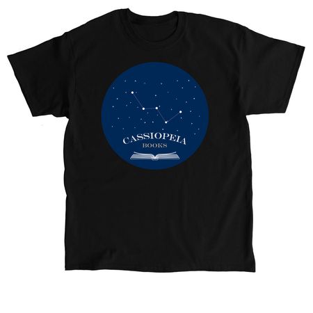 Cassiopeia Books Merch, a Black Classic Unisex Tee