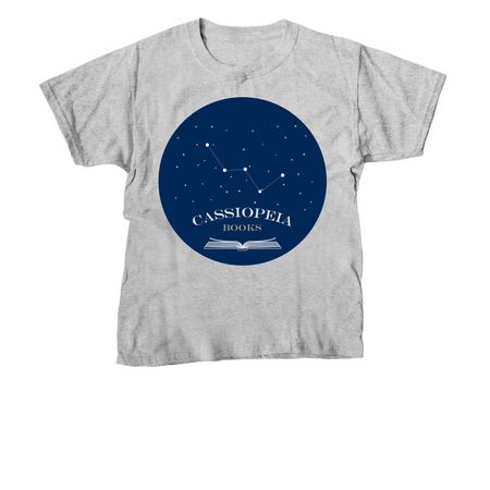 Cassiopeia Books Merch, a Sport Grey Youth Unisex Tee