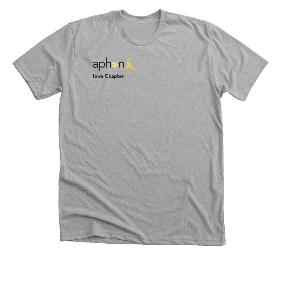 Iowa APHON T-Shirt Fundraiser 2026, a Athletic Heather Premium Unisex Tee