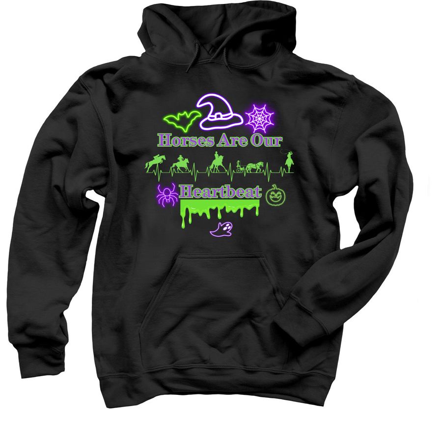 Fall Spooktacular Logo, a Black Pullover Hoodie