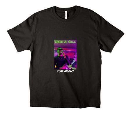 Have A Soul Toni Negus, a Black Unisex Heavyweight Tee