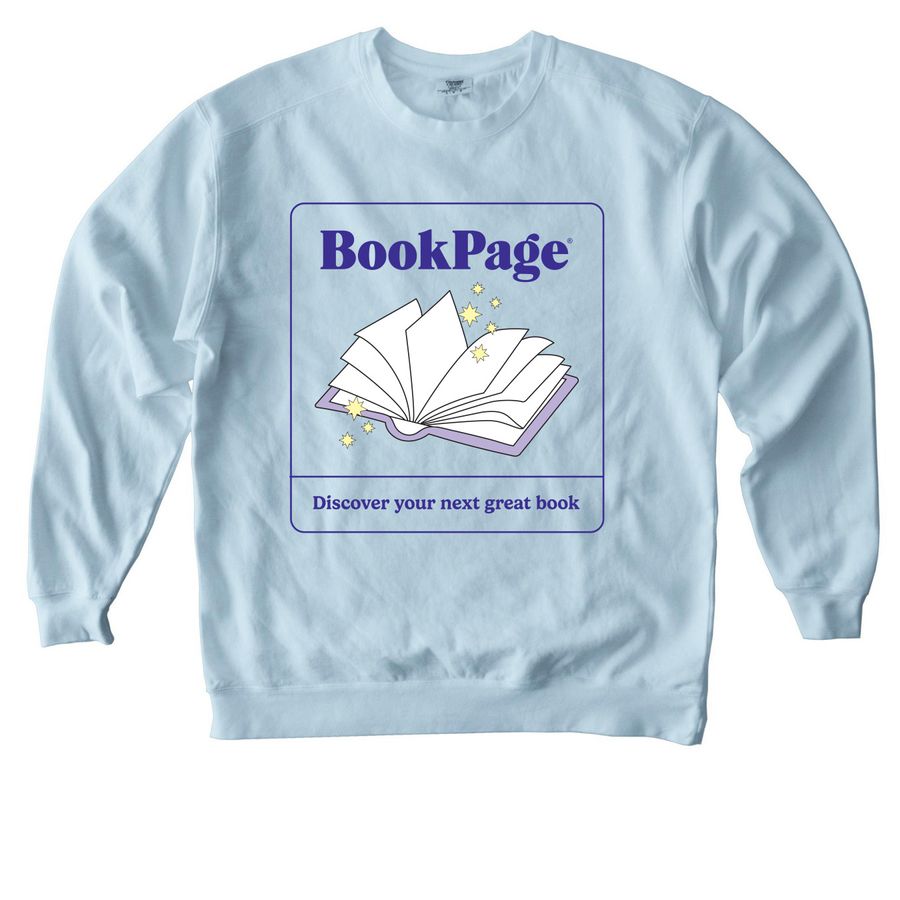 Magic of Reading Crewneck Sweatshirt, a Chambray Comfort Colors Crewneck Sweatshirt