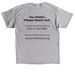 Mental Health America of Monroe County, a Sport Grey Classic Unisex Tee (back-view)