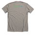 Momo Loves Lobster, a Heather Stone Premium Unisex Tee (back-view)