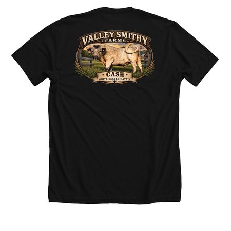 Cash The Bull Back, a Solid Black Blend Premium Unisex Tee