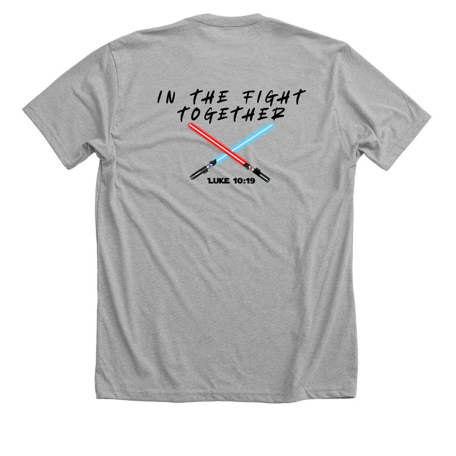 Ezra's Tshirt Fundraiser!, a Athletic Heather Premium Unisex Tee (back-view)