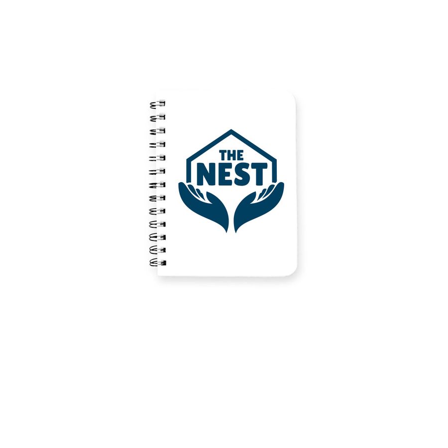 Nest Notebook, a White Spiral Notebook