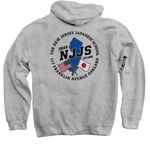 NJJS PTO Hoodie 2026 - Adult, a Sport Grey Pullover Hoodie (back-view)