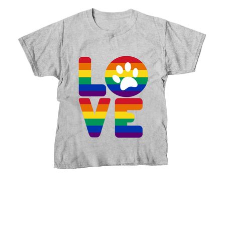 Celebrate Pride, a Sport Grey Youth Unisex Tee