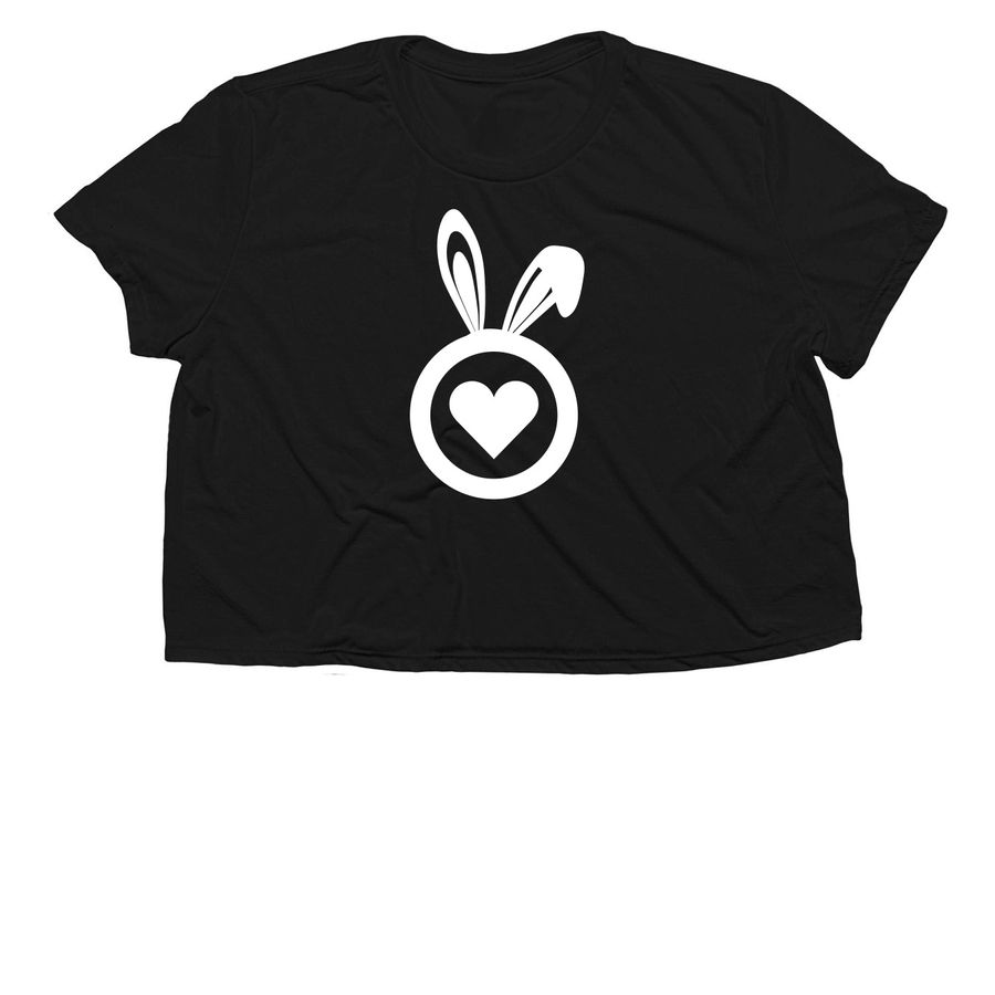 Team phefff tops&nbsp;, a Black Women?s Flowy Cropped Tee