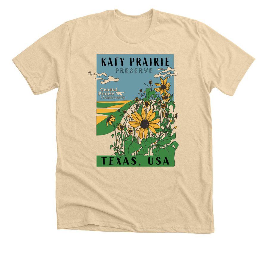 Special Order - Katy Prairie Preserve T-Shirt, a Heather Soft Cream Premium Unisex Tee